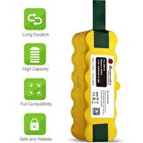 Powerextra 4.0Ah 14.4V iRobot 500 600 700 800 900 Serisi Uyumlu Batarya