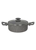 Mehtap 24 cm Granit Derin Tencere