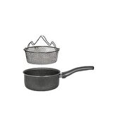 Mehtap Granit Kızırtma Tavası Kapaksız 22 CM