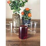 Termisil Cam Ateşe Dayanıklı Kupa 6 Adet 220 ML