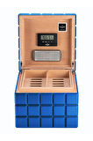 Colibri Heritage Cube Lacivert Sedir Humidor Puro Kutusu