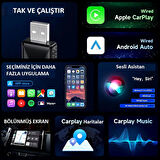 Yate10 Kablosuz Android Auto/Car Play USB Dongle Cihazı
