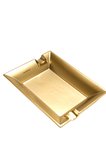 Parmida Gold Şeritli İkili Porselen Puro Küllüğü