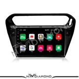  PEUGEOT 301 BLACK (9 INCH) 2 GB RAM 16 GB HAFIZA ANDROİD 11 NAVİGASYON OEM MULTIMEDİA TEYP
