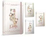 Gıpta Koala İp Dikişli Sert Kapak Lastikli Not Defteri 13X21Cm 120 Yaprak Çizgili (4 Lü Paket) 4546