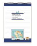 Gıpta Prisma A4 Spiralli Karton Kapak Bloknot (Not Defteri) 100 Yaprak Kareli (6 Lı Paket) 1377
