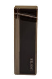 PremiumQuality Gunmetal - Siyah Tek Torch Pürmüz Metal Puro Çakmağı