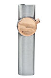 PremiumQuality Gümüş Tek Torch Pürmüz Metal Puro Çakmağı