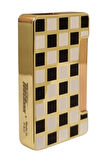 PremiumQuality Gold - Siyah - Beyaz Çift Torch Pürmüz Metal Puro Çakmağı