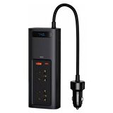 Baseus 150W Power Inverter Ac 220V Araç Içi Çakmaklık Çevirici Araç Çakmaklık Priz Dönüştürücü