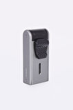 Parmida Çift Torch Pürmüz Gunmetal Metal Puro Çakmağı