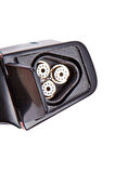 Parmida 3 Torch Pürmüz Gunmetal-Siyah Metal Puro Çakmağı