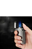 Black Martin Tek Torch Pürmüz Gunmetal Metal Puro Çakmağı