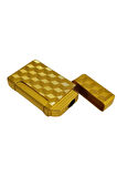 Black Martin Tek Torch Pürmüz Gold Desenli Metal Puro Çakmağı