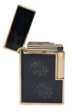 Vindiesel Soft Flame Siyah-Gold Desenli Çakmak