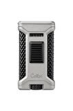 Colibri Ascari 3 Torch Pürmüz Gümüş Puro Çakmağı