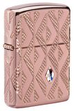 Zippo Çakmak 49702 Geometric Diamond Pattern Design 49702-090567