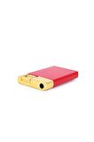 Parmida Tek Torch Pürmüz Kırmızı-Gold Metal Puro Çakmağı