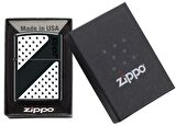 Zippo Çakmak Black And White Design 218 218-069482