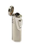 Parmida Çift Torch Pürmüz Gümüş Metal Puro Çakmağı