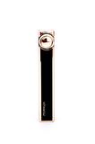 Parmida Slim Siyah-Gold Soft Flame Metal Çakmak