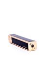 Parmida Slim Siyah-Gold Soft Flame Metal Çakmak