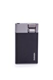 Parmida Tek Torch Pürmüz Siyah Gunmetal Metal Puro Çakmağı