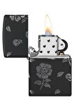 Zippo Çakmak 48931-111811 218C Flower Skulls Design