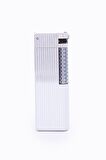 Parmida Gümüş Düz İşlemeli Soft Flame Metal Çakmak
