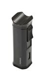 Parmida 3 Torch Pürmüz Siyah Metal Puro Çakmağı