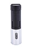 Parmida 3 Torch Pürmüz Gümüş Puro Çakmağı