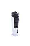 Parmida 3 Torch Pürmüz Gümüş Puro Çakmağı