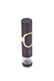 Parmida Tek Torch Pürmüz Gunmetal-Gümüş Metal Puro Çakmağı