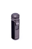 Parmida 4 Torch Pürmüz Gunmetal-Siyah Metal Puro Çakmağı