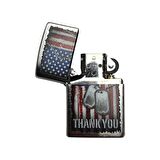 Zippo Çakmak 56161 American Flag Thank You Design