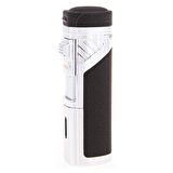 Parmida 4 Torch Pürmüz Siyah Puro Çakmağı