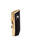 Cohiba 3 Torch Pürmüz Siyah Çakmak ve Gold Kesici Seti