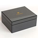 Cohiba Karbon Nokta Desenli Humidor Puro Kutusu