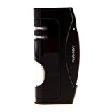 Parmida Tek Torch Pürmüz Siyah Puro Çakmağı