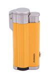 Parmida 3 Torch Pürmüz Sarı-Gümüş Puro Çakmağı