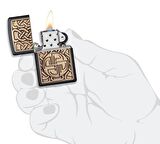 Zippo Çakmak 49358 Norse Antique Brass Emblem 49538-089359