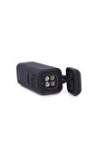 Parmida 4 Torch Pürmüz Mat Siyah Metal Puro Çakmağı