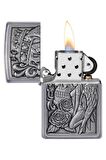 Zippo Çakmak 49442-087410 207 Skull And Angel Emblem