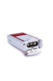 Parmida 3 Torch Pürmüz Kırmızı-Gümüş Metal Puro Çakmağı