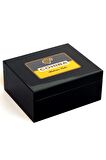 Cohiba Sedir Humidor Puro Kutusu Siyah