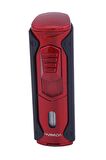 Parmida 4 Torch Pürmüz Kırmızı Puro Çakmağı