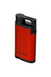 Colibri Belmont Tek Torch Pürmüz Kırmızı - Siyah Puro Çakmağı