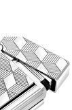 S.T. Dupont Initial Guilloche Gümüş Düz İşlemeli Puro Çakmağı 20840