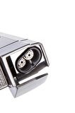 Parmida Çift Torch Pürmüz Gunmetal V-Cut Puro Çakmağı