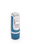 Parmida 3 Torch Pürmüz Mavi-Gümüş Metal Puro Çakmağı